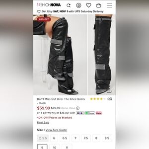 New Don't Miss Out Over The Knee Boots